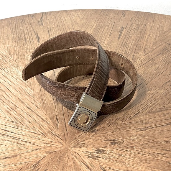 Stunning VNT Hunting World Reversable Brown Reptile & Leather Belt - Unisex - Picture 15 of 15